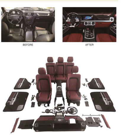 Full interior upgrade kit for Mercedes Benz G Class W463 2012-2018 to new W463A W464 2018+