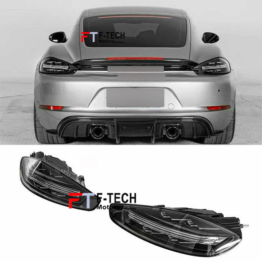 Smoked Tail Lights Assembly For Porsche 718 Cayman Boxster 982 2016 - 2025 982945095M096M 9P0945095B096B