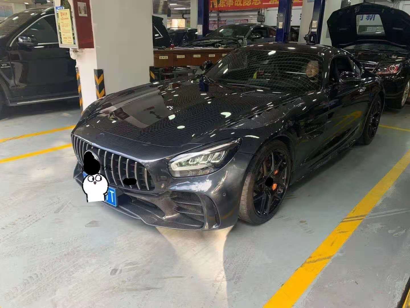 AMG GTR style front fenders for Mercedes Benz AMG GT 2014 - 2017