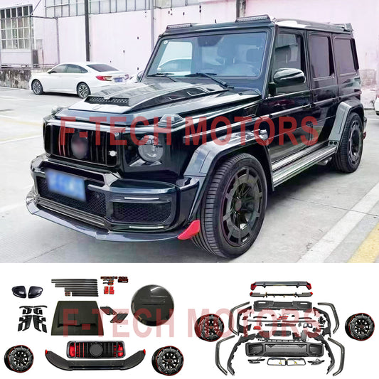 Full Conversion Brabus G900 Rocket Edition Wide Body Kit fit Mercedes Benz G-Class W463A W464 G63 AMG 2018 Present