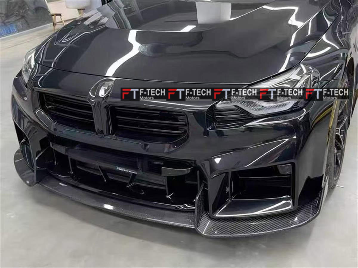 AD Style Carbon Fiber Front Lip Spoiler For BMW M2 G87 2023+ Adro