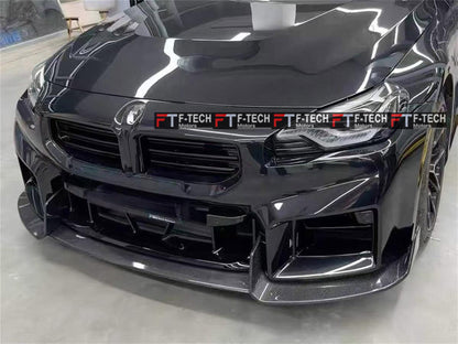 AD Style Carbon Fiber Front Lip Spoiler For BMW M2 G87 2023+ Adro