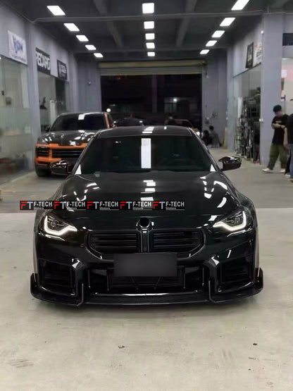 AD Style Carbon Fiber Front Lip Spoiler For BMW M2 G87 2023+ Adro