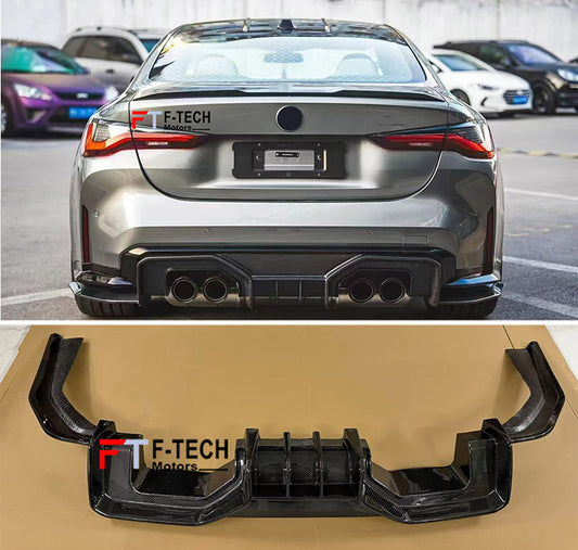 Carbon Fiber Rear Diffuser Spoiler For BMW M3 G80 M4 G82 2020+ Adro