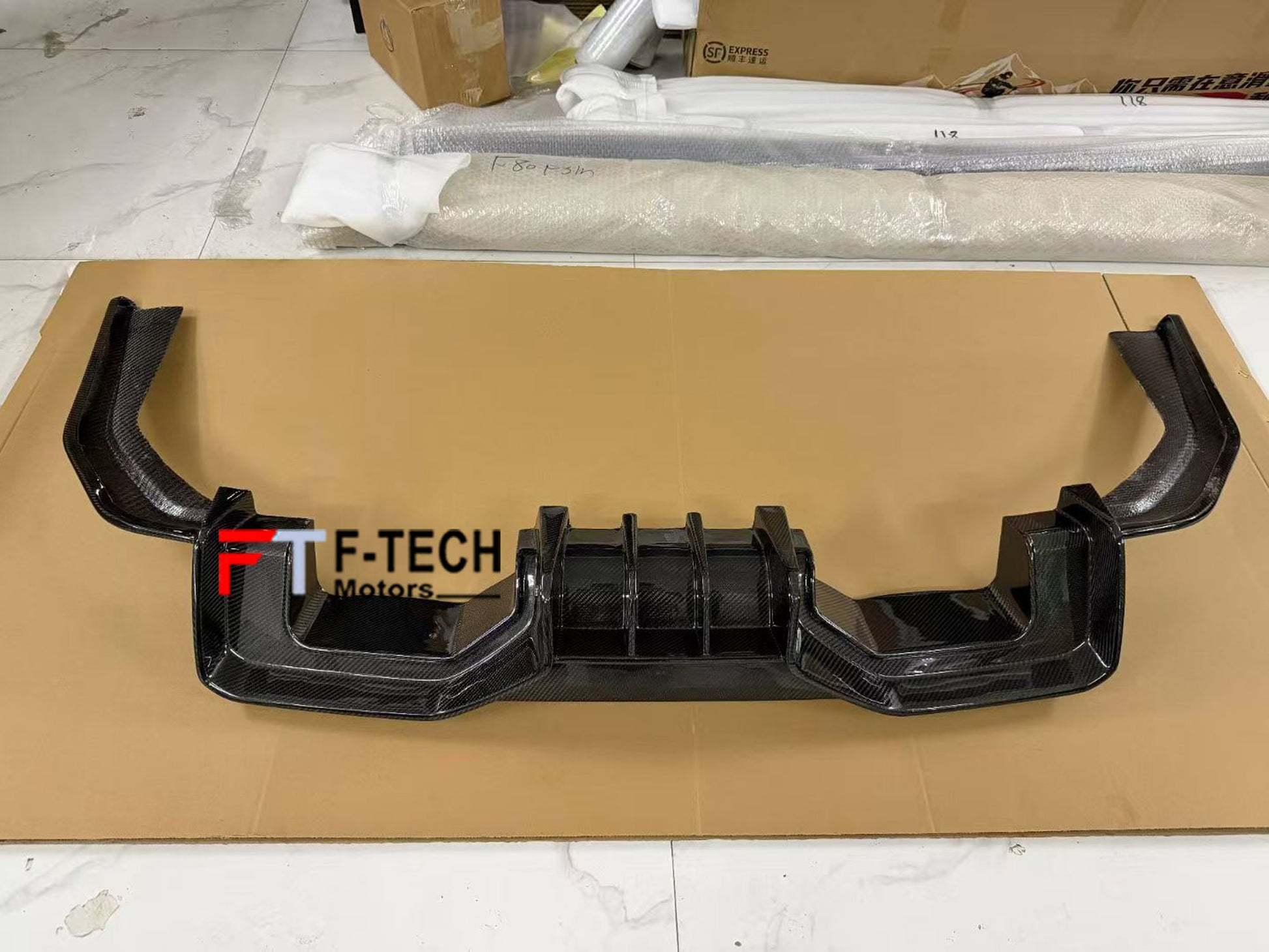 Carbon Fiber Rear Diffuser Spoiler For BMW M3 G80 M4 G82 2020+ Adro