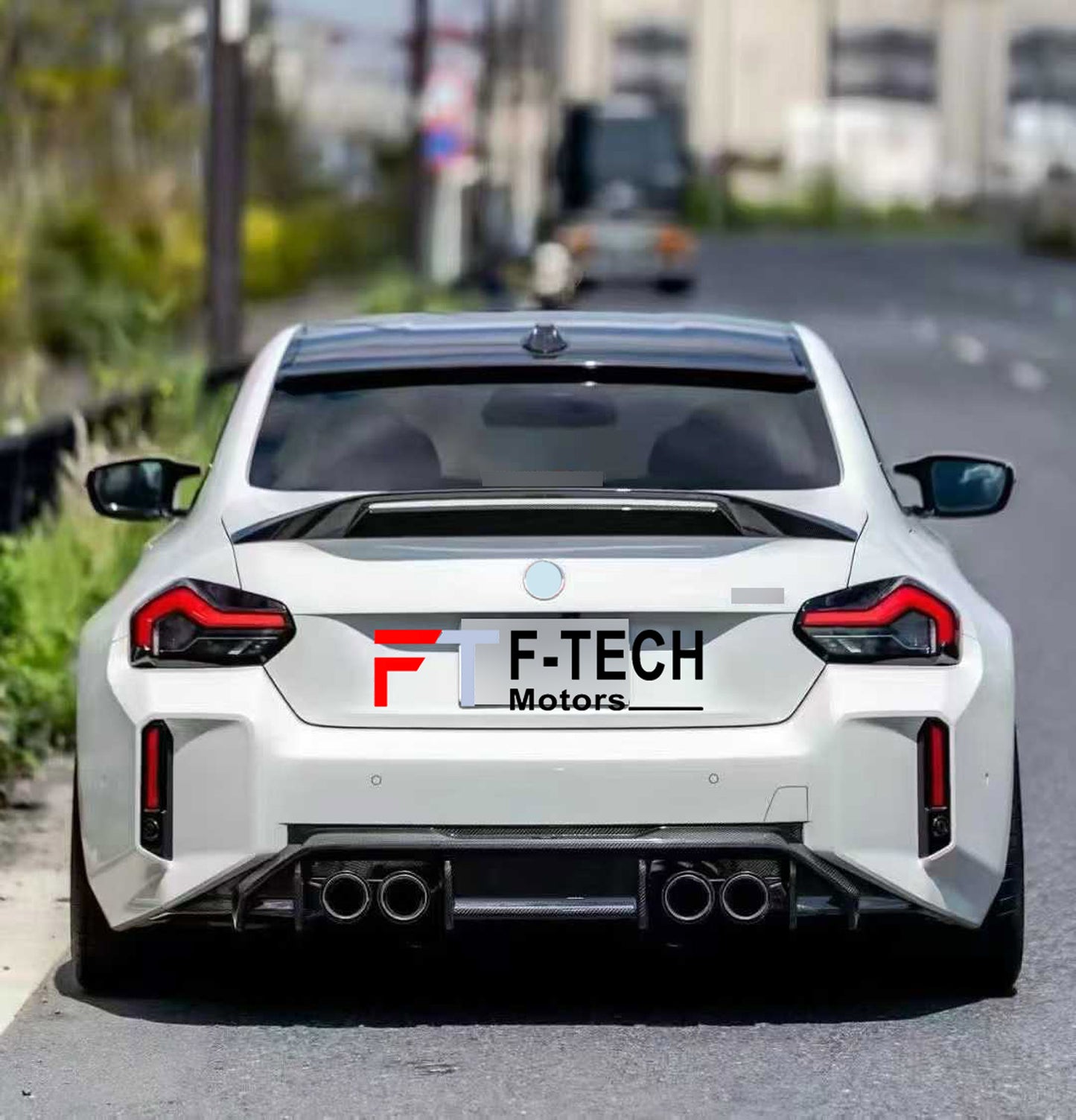 Carbon Fiber Rear Trunk Spoiler For BMW M2 G87 2023+ Adro
