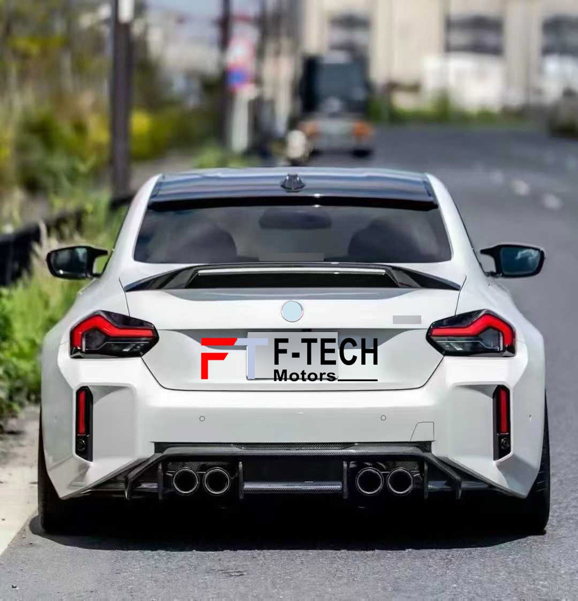 Carbon Fiber Rear Trunk Spoiler For BMW M2 G87 2023+ Adro