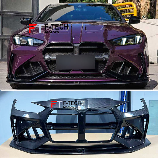 Full Carbon Front Bumper ADR For BMW M3 G80 M4 G82 2025+