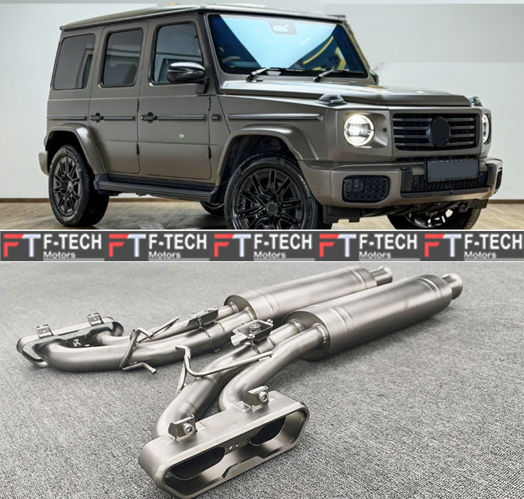 Akropovic Style Exhaust System For Mercedes Benz G Class W465 G63 G500 2024 - 2026