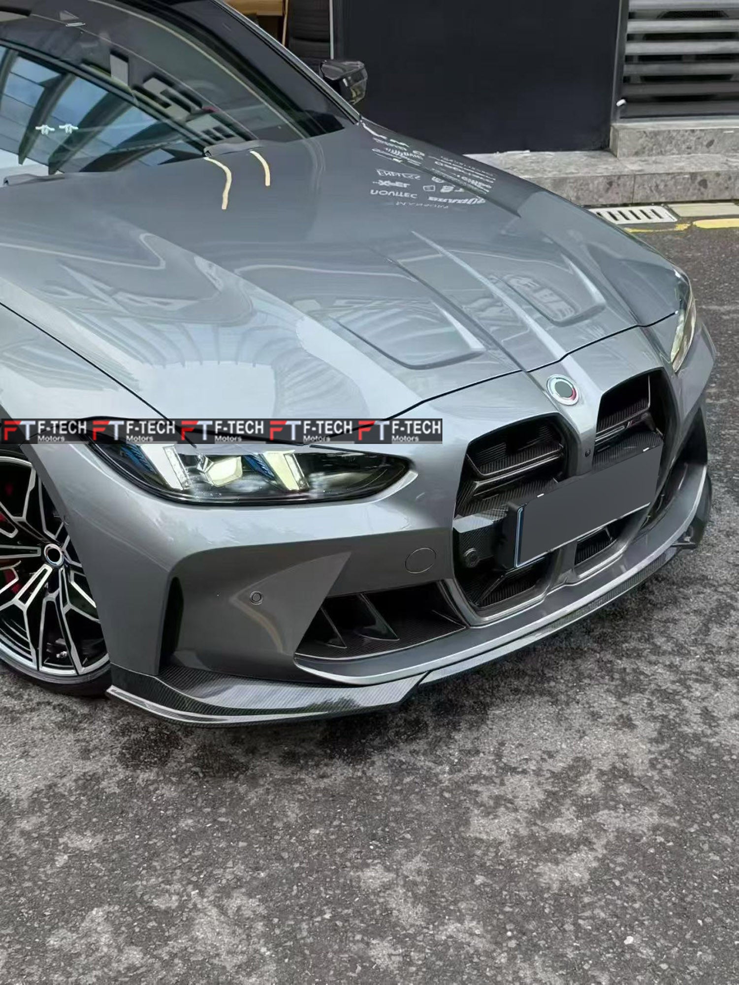 Dry Carbon Front Lip For BMW M3 G80 M4 G82 2025+ Facelift Alpha N