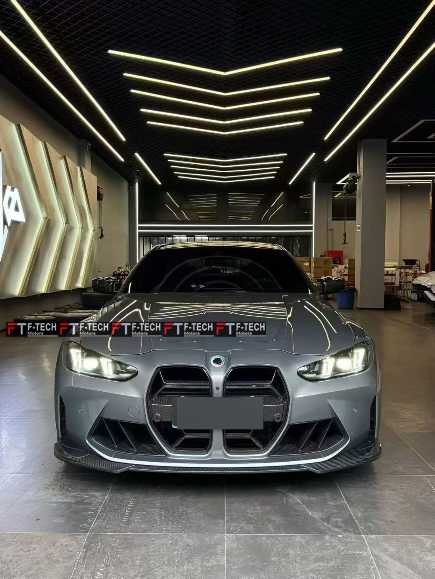 Dry Carbon Front Lip For BMW M3 G80 M4 G82 2025+ Facelift Alpha N