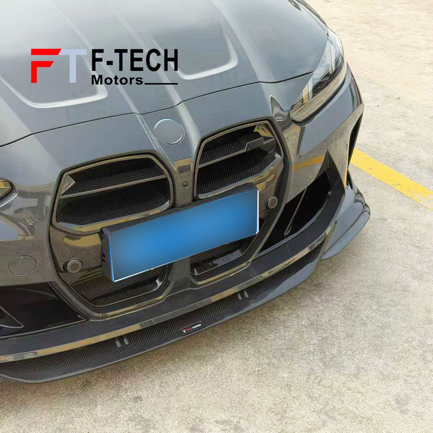 Dry Carbon Fiber Front Grille For BMW M3 G80 M4 G82 2025+ Alpha N