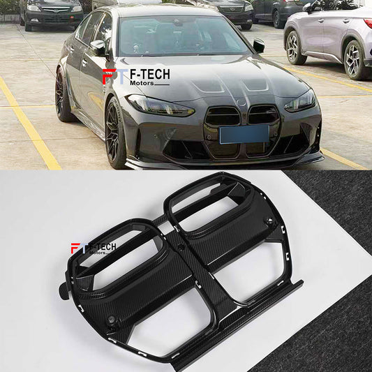 Dry Carbon Fiber Front Grille For BMW M3 G80 M4 G82 2025+ Alpha N