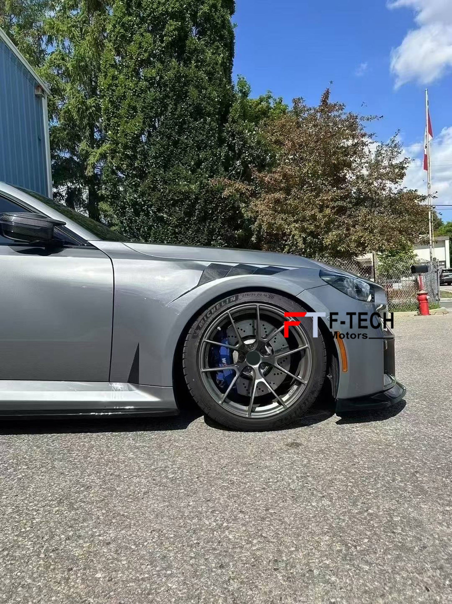 Carbon Fiber Front Fenders With Vents For BMW M2 G87 2023+