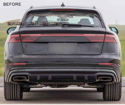 Audi SQ8 Rear Diffuser With Exhaust Tips For Audi Q8 2024+
