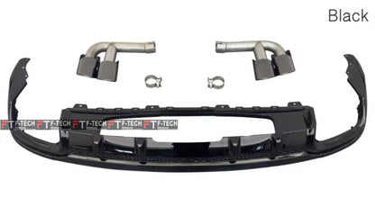 Audi SQ8 Rear Diffuser With Exhaust Tips For Audi Q8 2024+