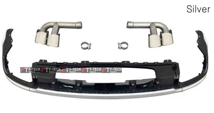Audi SQ8 Rear Diffuser With Exhaust Tips For Audi Q8 2024+