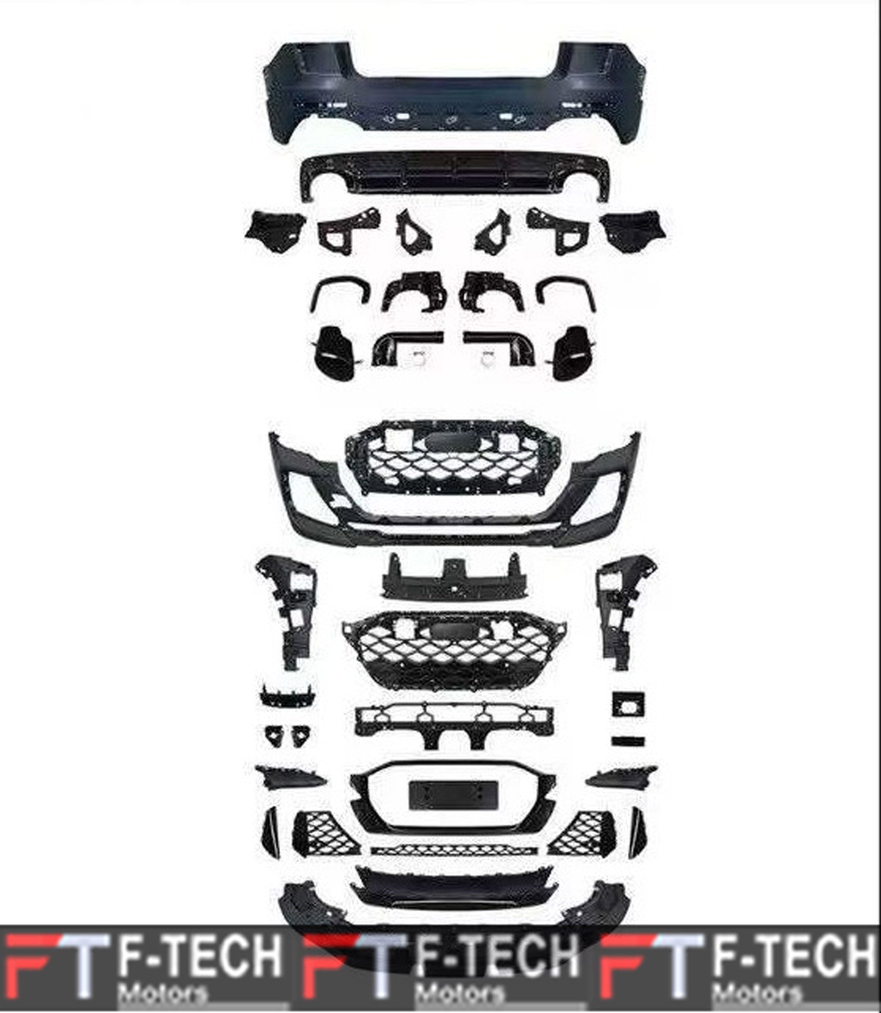 Audi Q8 SQ8 2019 - 2023 Upgrade Body Kit To RSQ8
