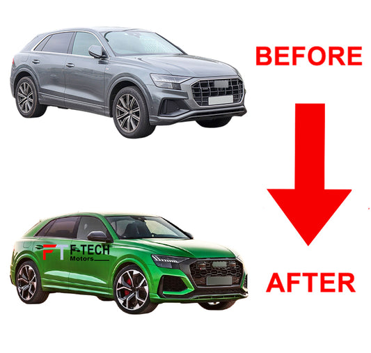 Audi Q8 SQ8 2019 - 2023 Upgrade Body Kit To RSQ8