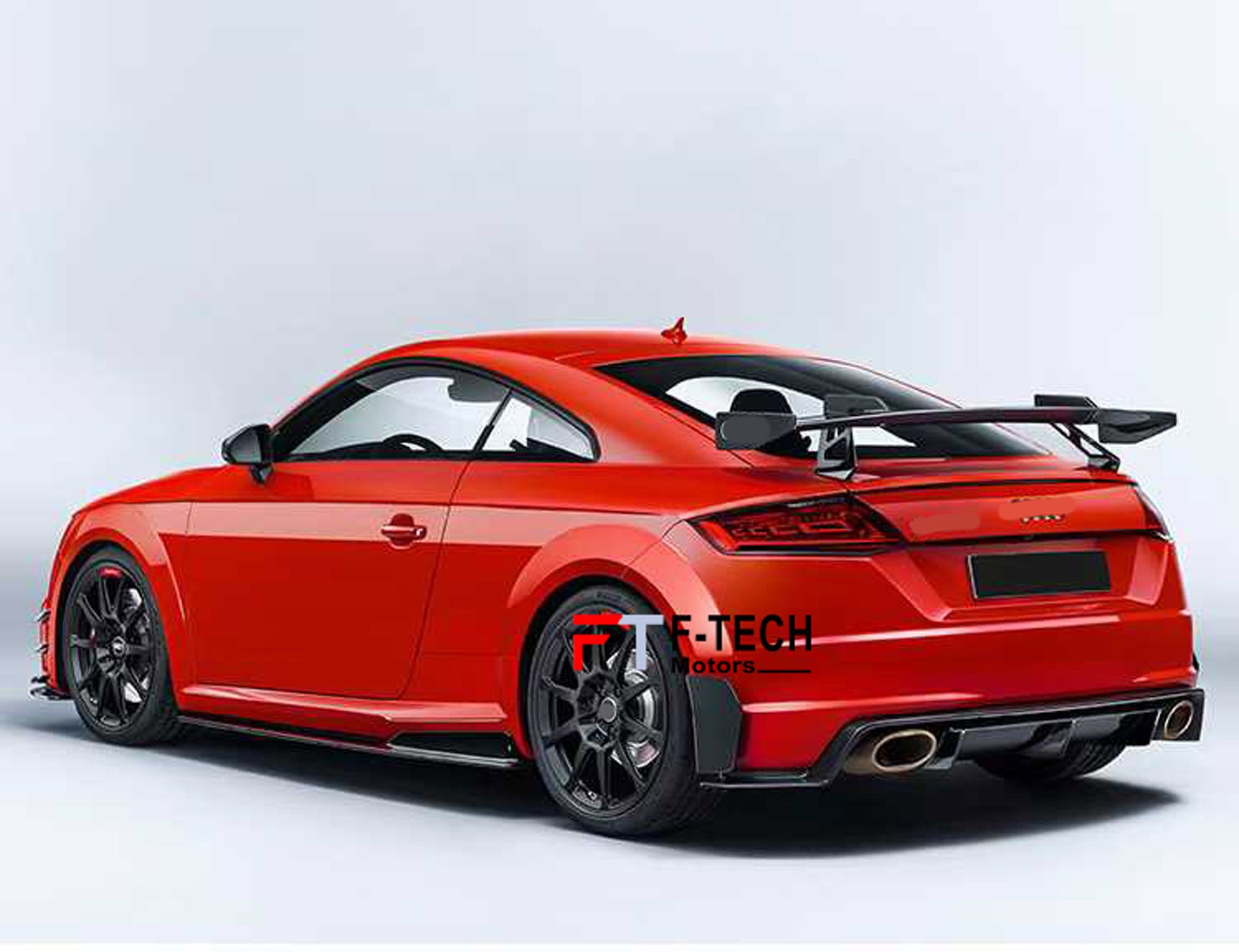 Dry Carbon Fiber Rear Wing Spoiler For Audi TT RS MK3 2014 - 2023