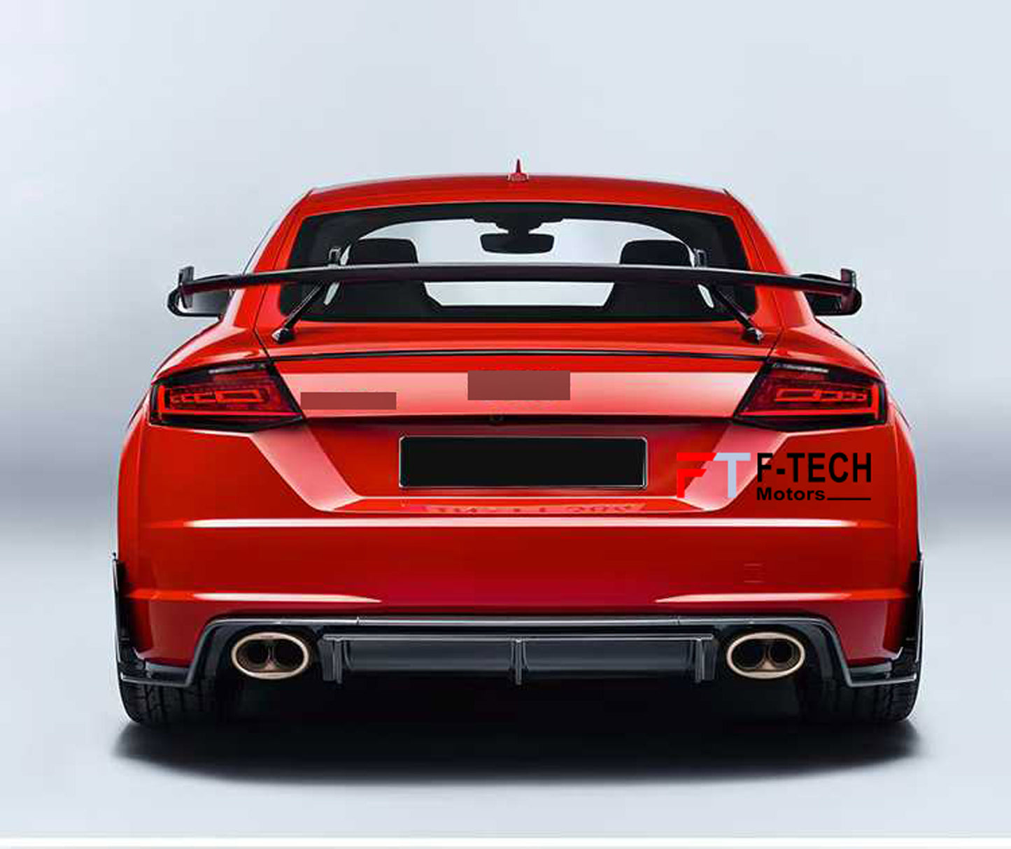 Dry Carbon Fiber Rear Wing Spoiler For Audi TT RS MK3 2014 - 2023