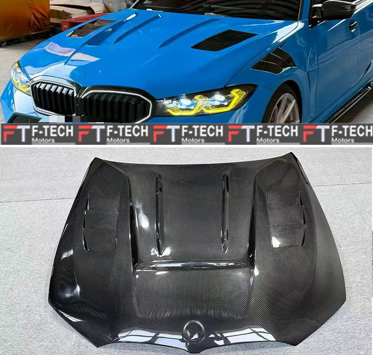 Dry Carbon Bonnet Hood For BMW 3 Series G20 G28 2018 - 2025