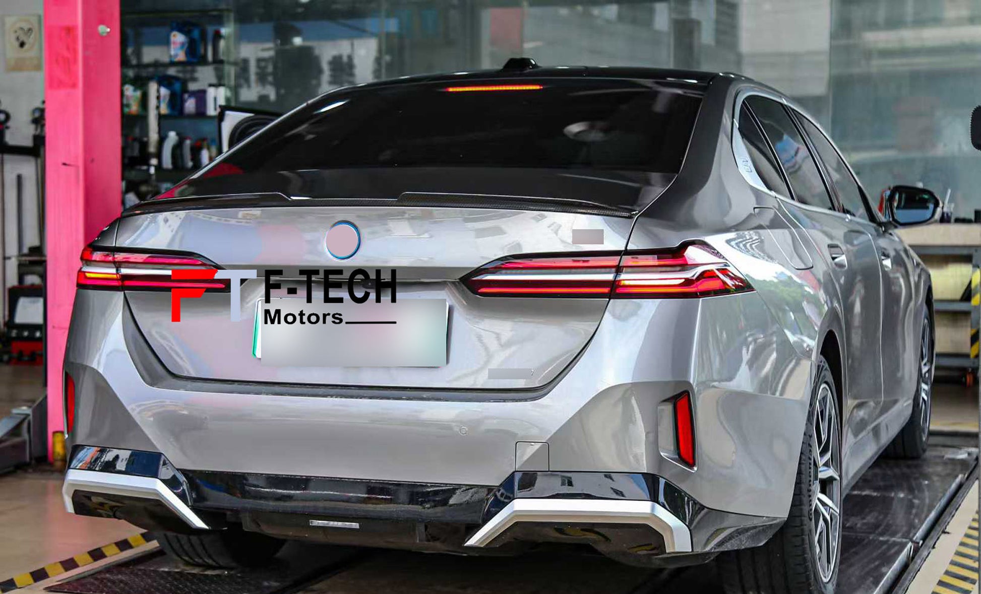 Dry Carbon Fiber MP Trunk Spoiler For BMW 5 Series G60 G68 2023+