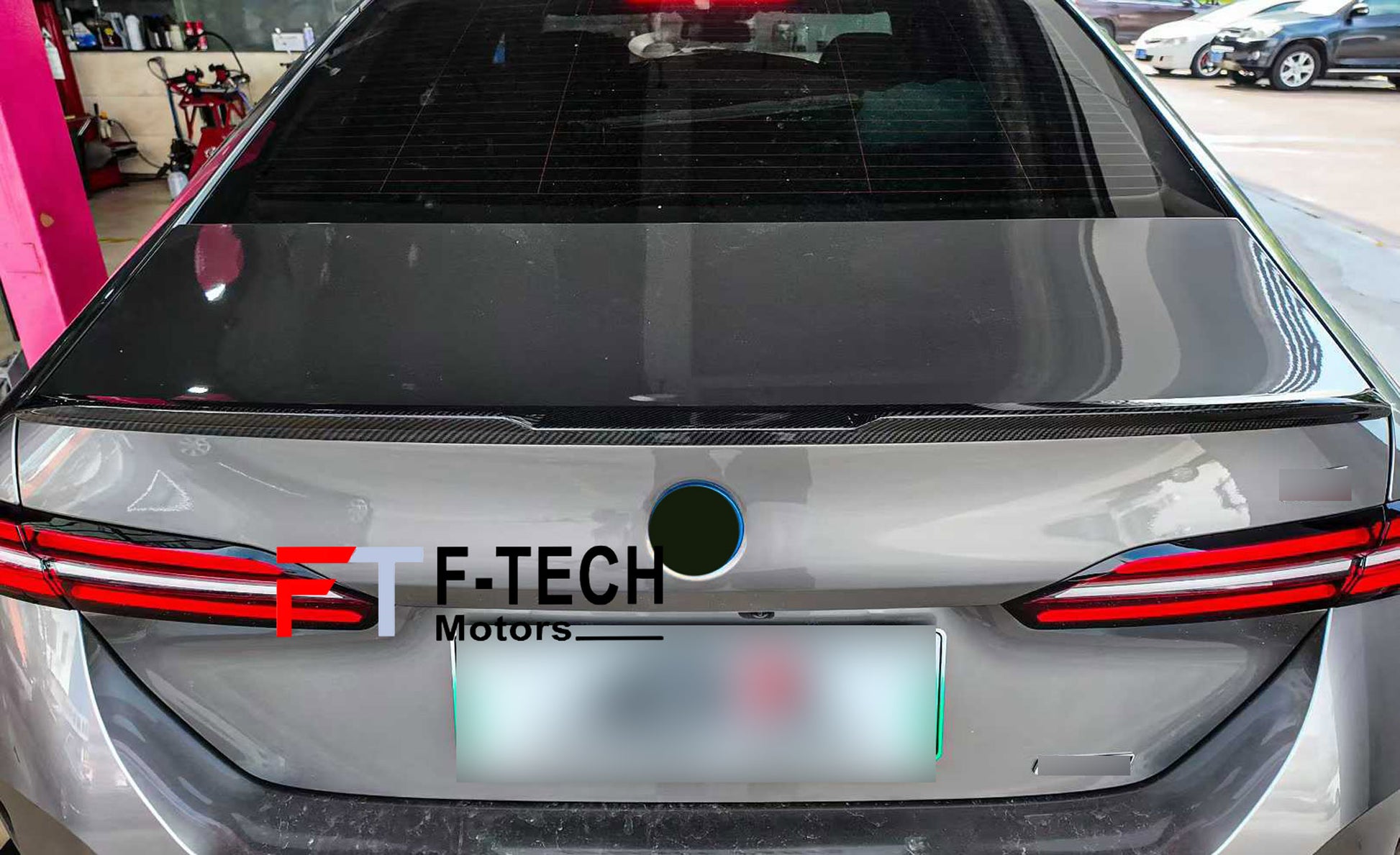 Dry Carbon Fiber MP Trunk Spoiler For BMW 5 Series G60 G68 2023+