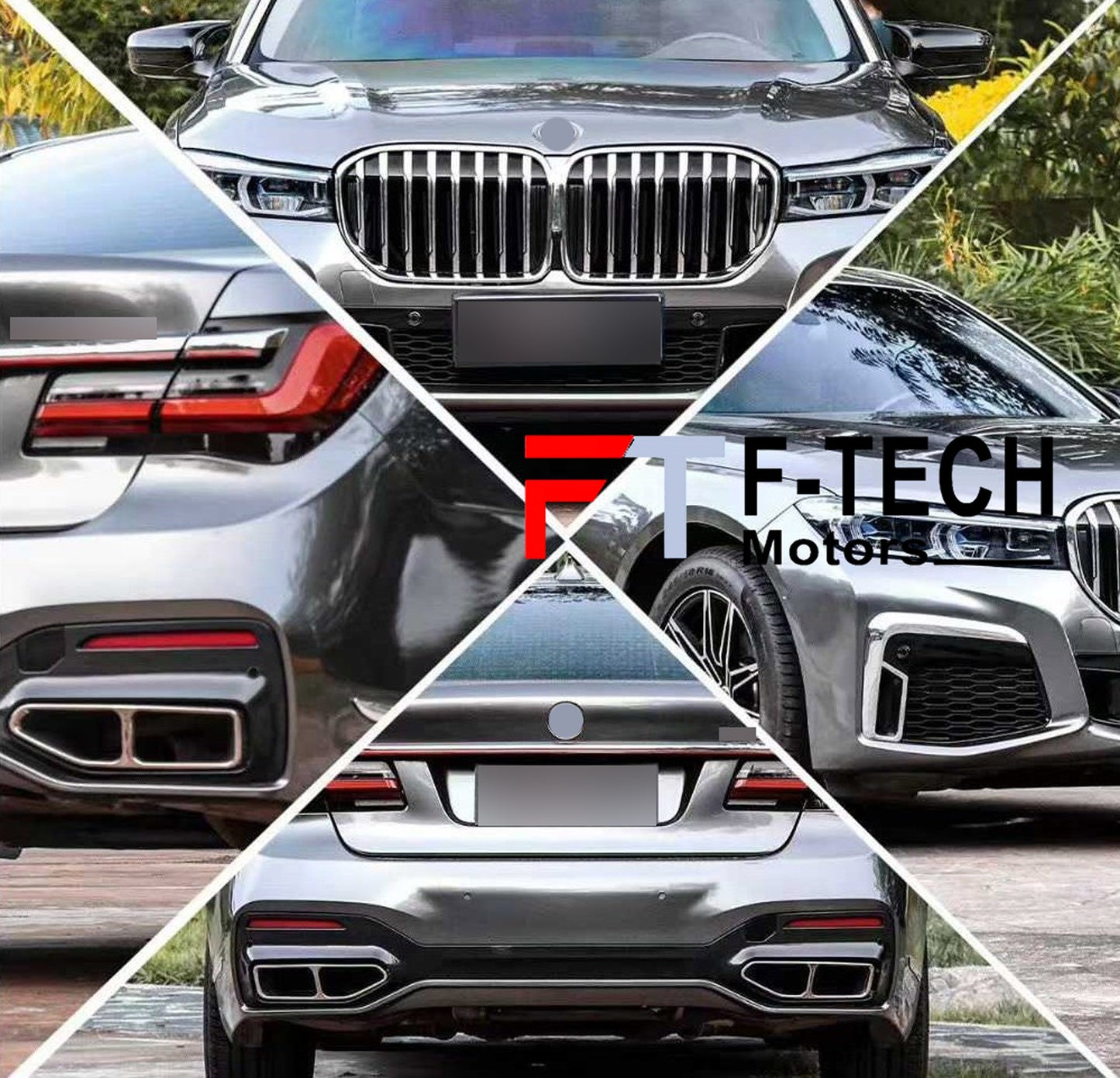 BMW 7 Series F02 2008 - 2015 Upgrade To G12 2019 - 2022 Body Kit