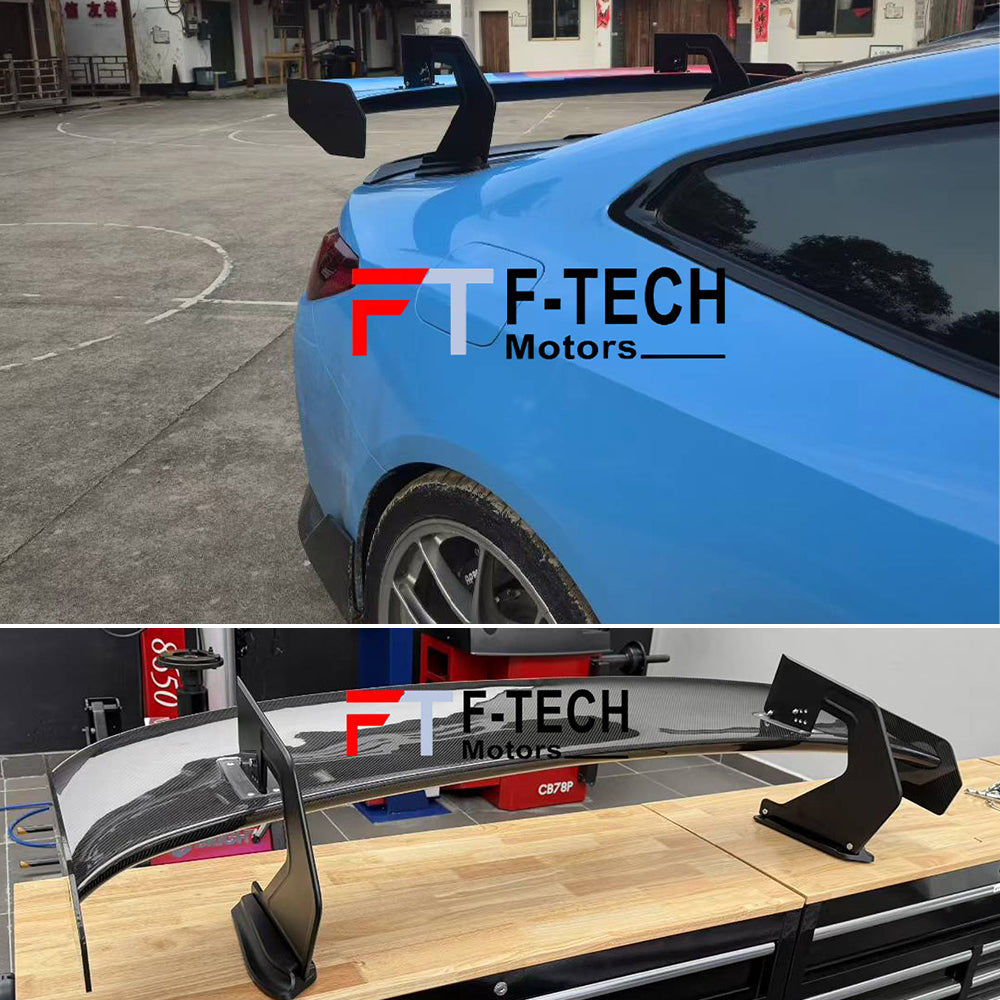 Dry Carbon GT4 Style Rear Wing Spoiler For BMW G80 M3 G82 M4 2020 - 2024