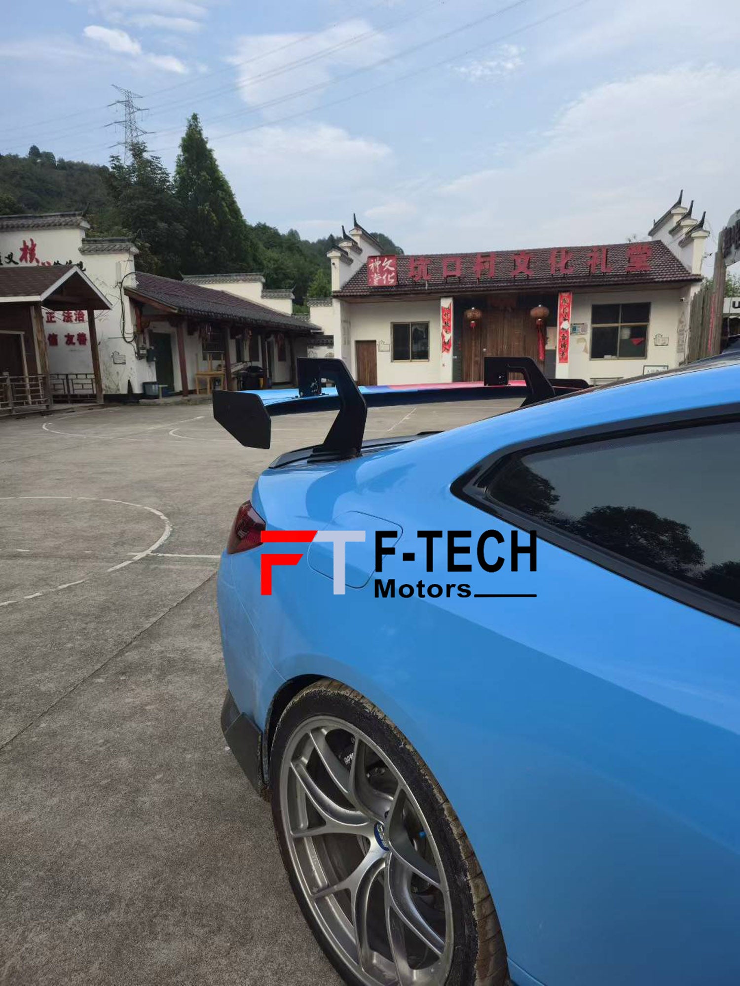 Dry Carbon GT4 Style Rear Wing Spoiler For BMW G80 M3 G82 M4 2020 - 2024