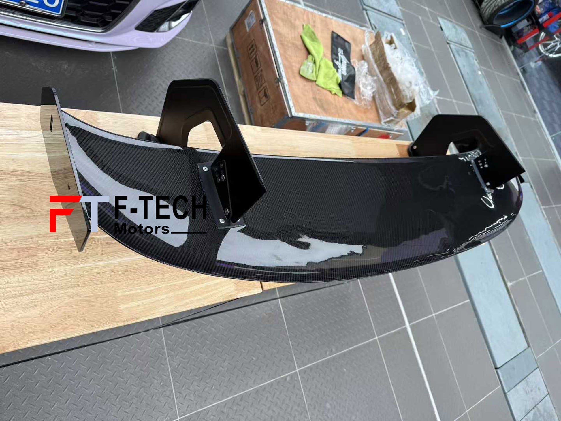 Dry Carbon GT4 Style Rear Wing Spoiler For BMW G80 M3 G82 M4 2020 - 2024