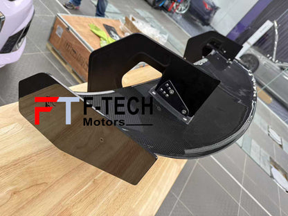 Dry Carbon GT4 Style Rear Wing Spoiler For BMW G80 M3 G82 M4 2020 - 2024