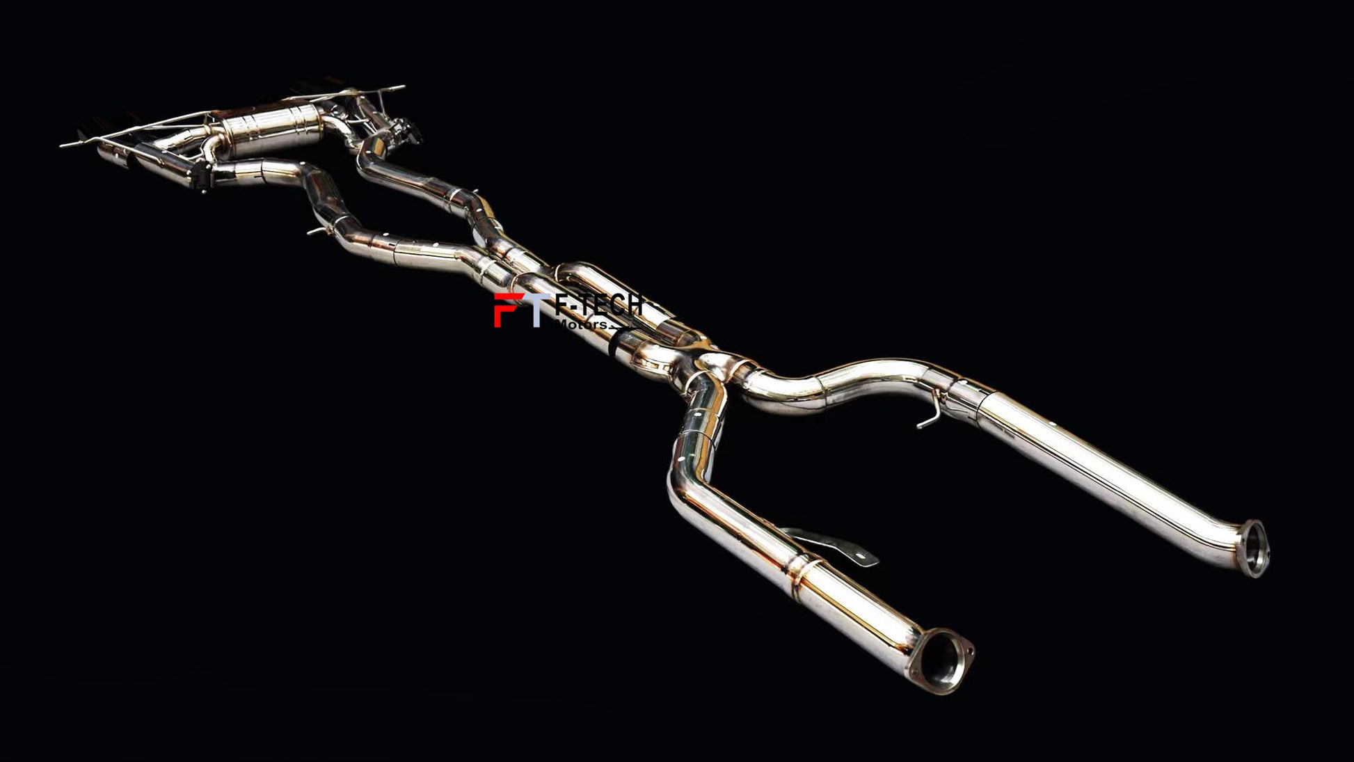 Burned titanium F Tech Performance exhaust system catback fit BMW M3 G80 M4 G82 2020 - 2024 3.0L