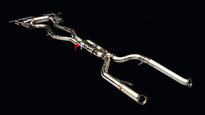 Burned titanium F Tech Performance exhaust system catback fit BMW M3 G80 M4 G82 2020 - 2024 3.0L