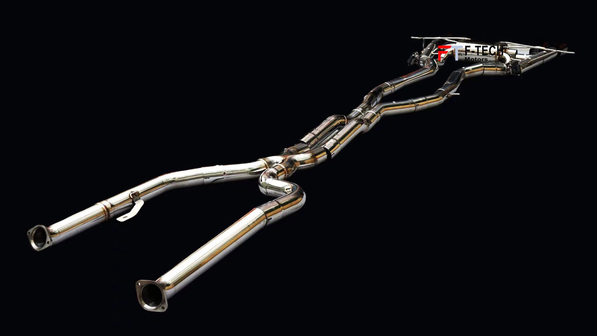 Burned titanium F Tech Performance exhaust system catback fit BMW M3 G80 M4 G82 2020 - 2024 3.0L