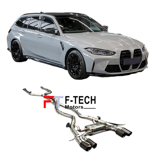 F Tech Motors Exhaust System Catback For BMW M3 G81 Touring G80 2020 - 2024