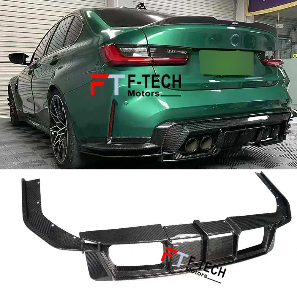 Carbon Aggressive Rear Diffuser For BMW M3 G80 M4 G82 2020 - 2024 PSM