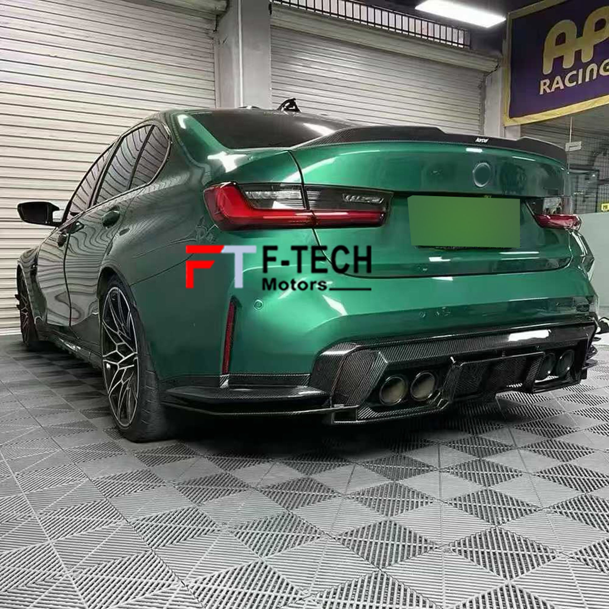 Carbon Aggressive Rear Diffuser For BMW M3 G80 M4 G82 2020 - 2024 PSM
