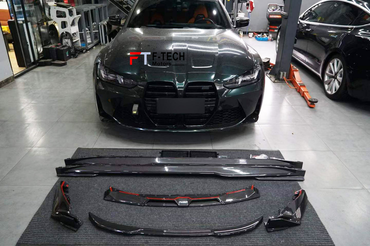 Dry Carbon Fiber Aero Kit For BMW M4 G82 2025+ Facelift