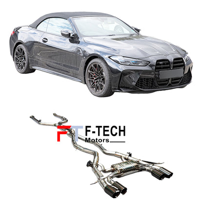 F Tech Motors Exhaust System Catback For BMW M4 G83 Convertible G82 2020 - 2024