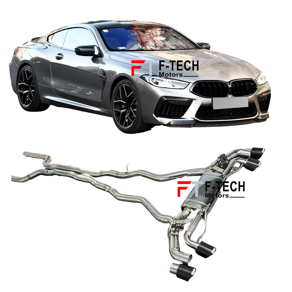 F Tech Motors Exhaust System Catback for BMW M8 F92 Coupe 2019+ 4.4L