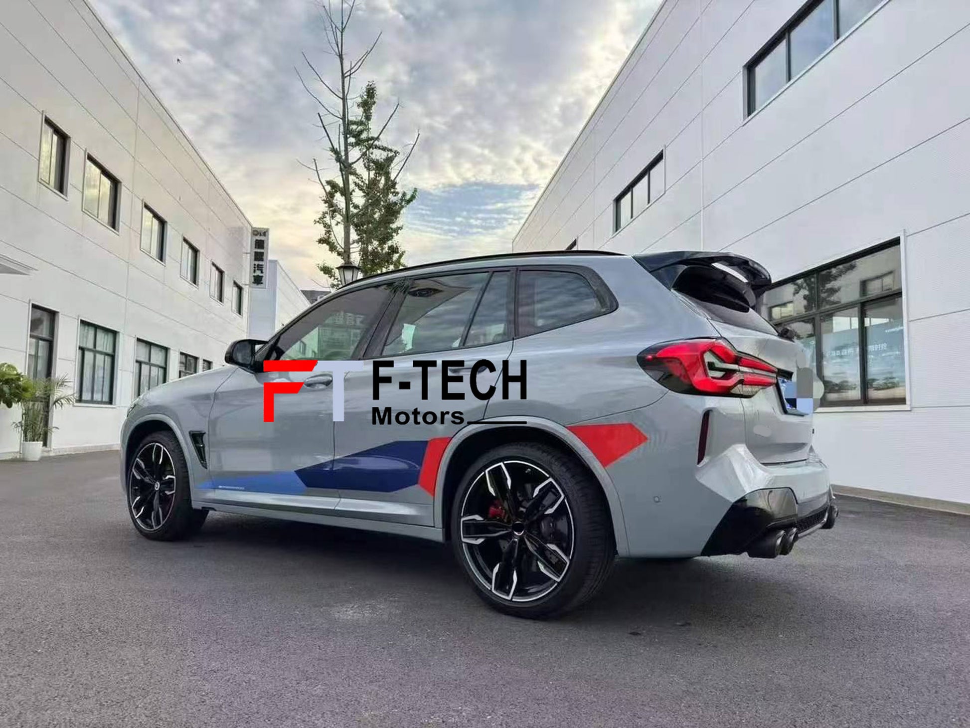 Dry Carbon Fiber Rear Roof Spoiler For BMW X3 G01 X3 M F97 2017 - 2025