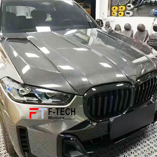Dry Сarbon Fiber Hood Bonnet For BMW X5 X05 X6 G06 LCI 2023+ Larte Design