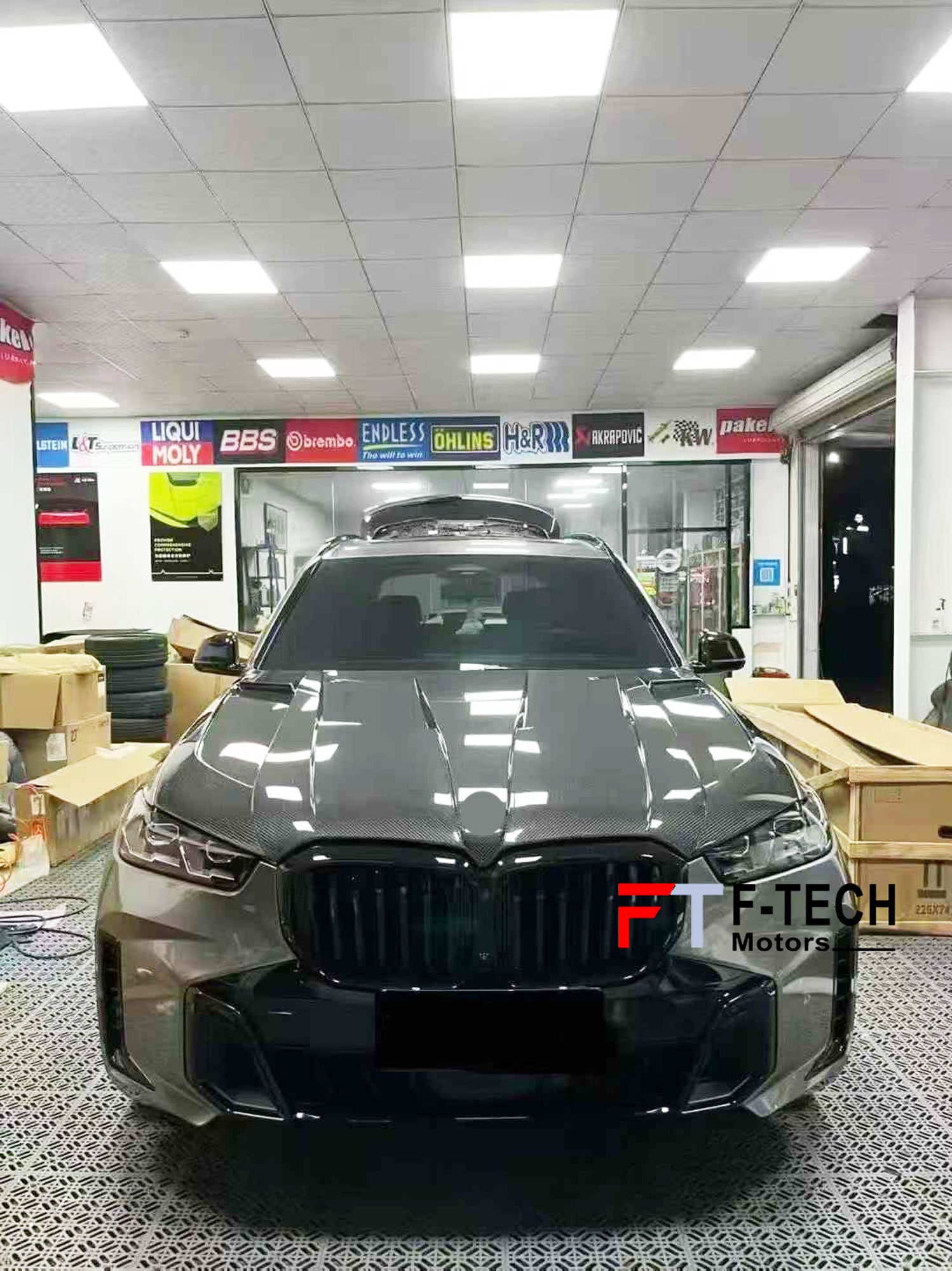 Dry Сarbon Fiber Hood Bonnet For BMW X5 X05 X6 G06 LCI 2023+ Larte Design