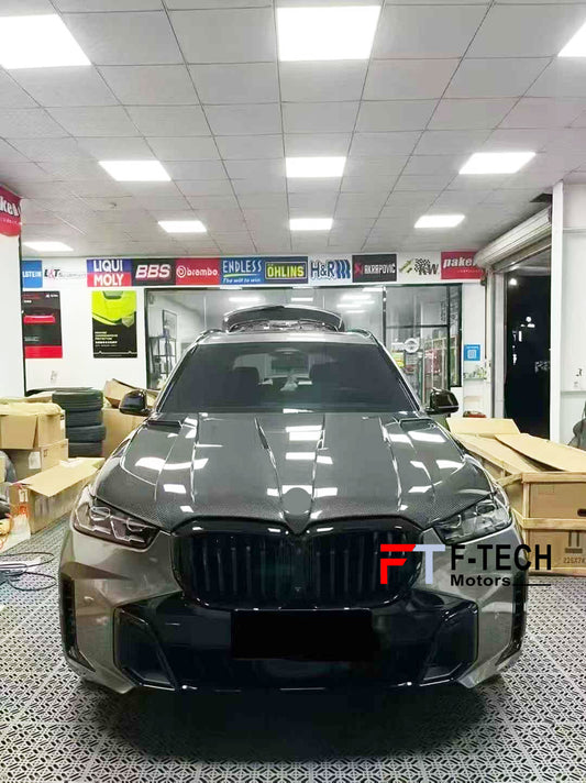 Dry Сarbon Fiber Hood Bonnet For BMW X5 X05 X6 G06 LCI 2023+ Larte Design
