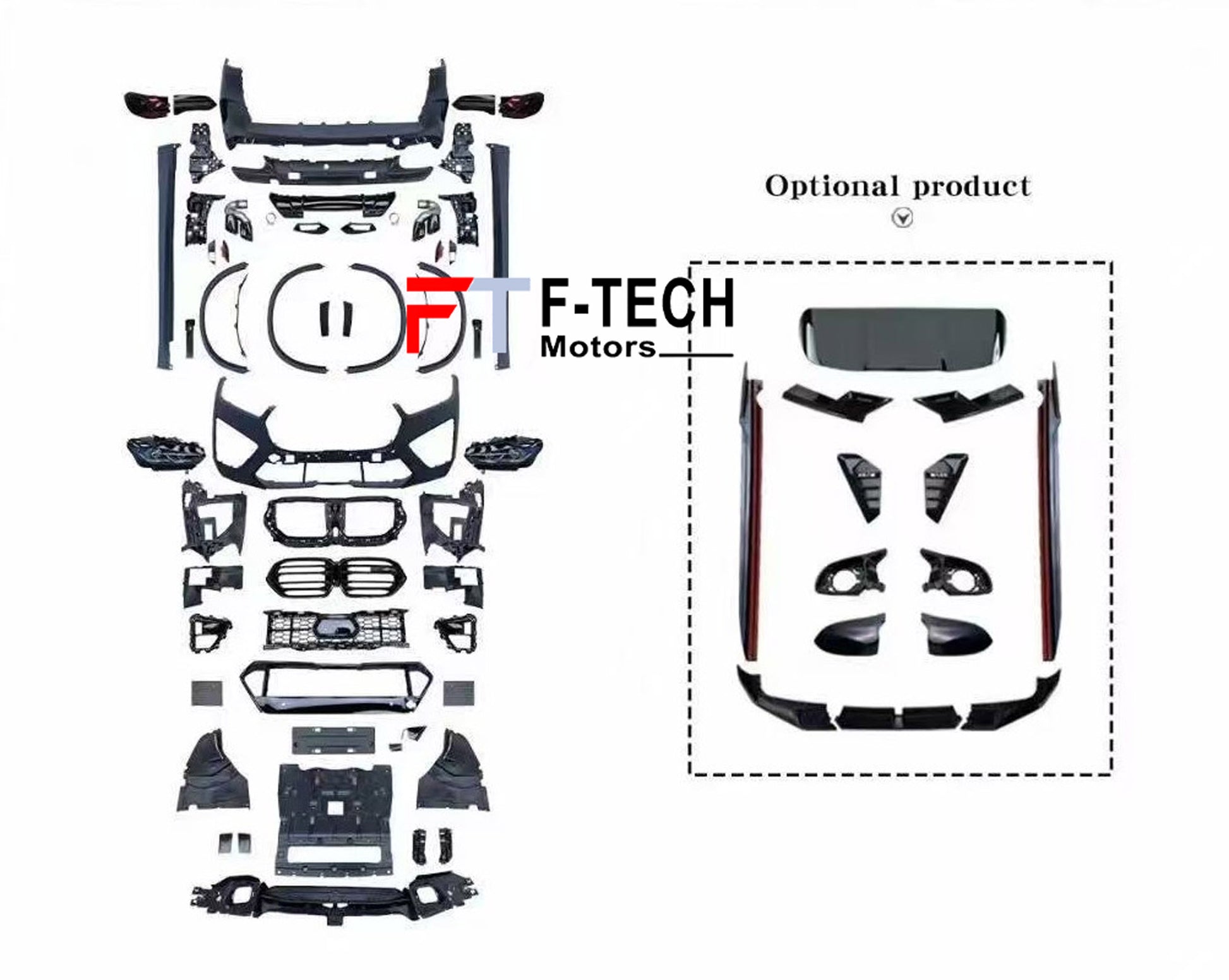 2025 BMW X5 M F95 Competition Style Upgrade Body Kit For BMW X5 G05 2018 - 2023