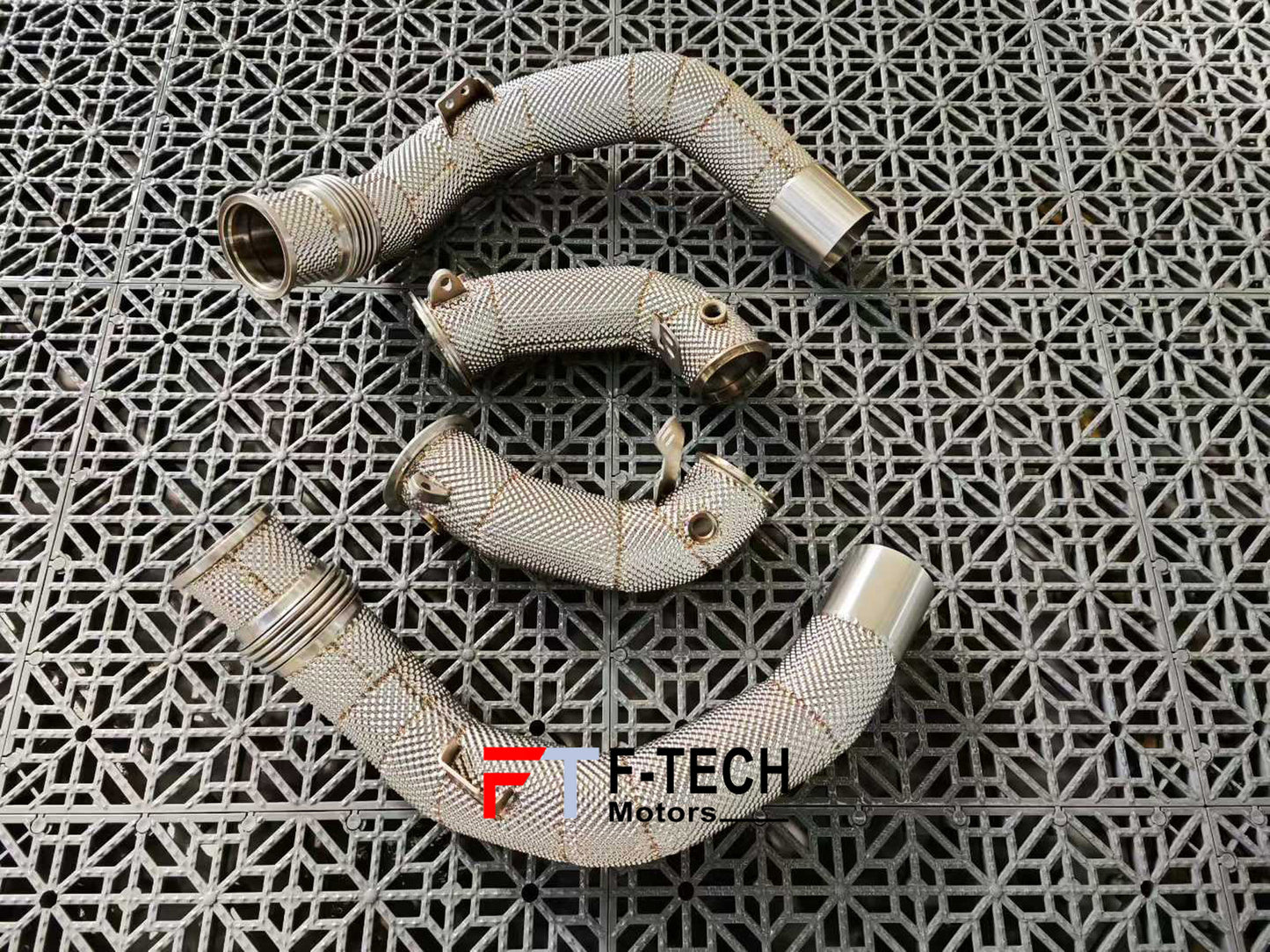 F Tech Motors Exhaust Downpipes For BMW X5 M F95 X6 M F96 Competition 2024+