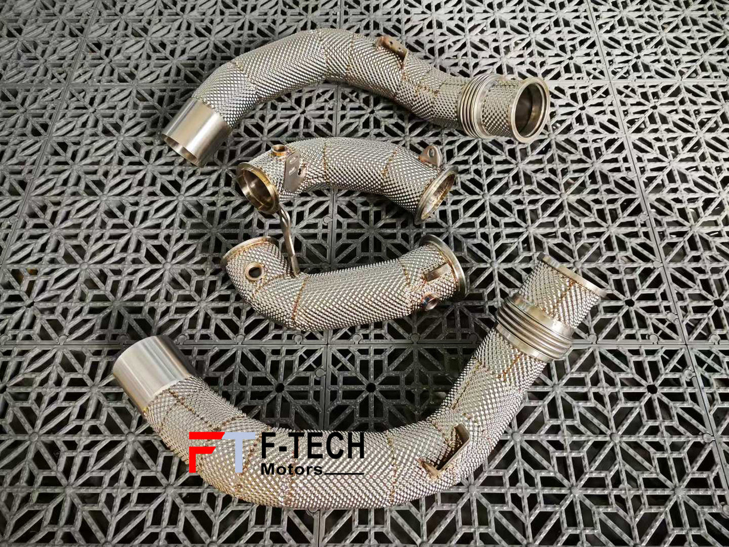 F Tech Motors Exhaust Downpipes For BMW X5 M F95 X6 M F96 Competition 2024+
