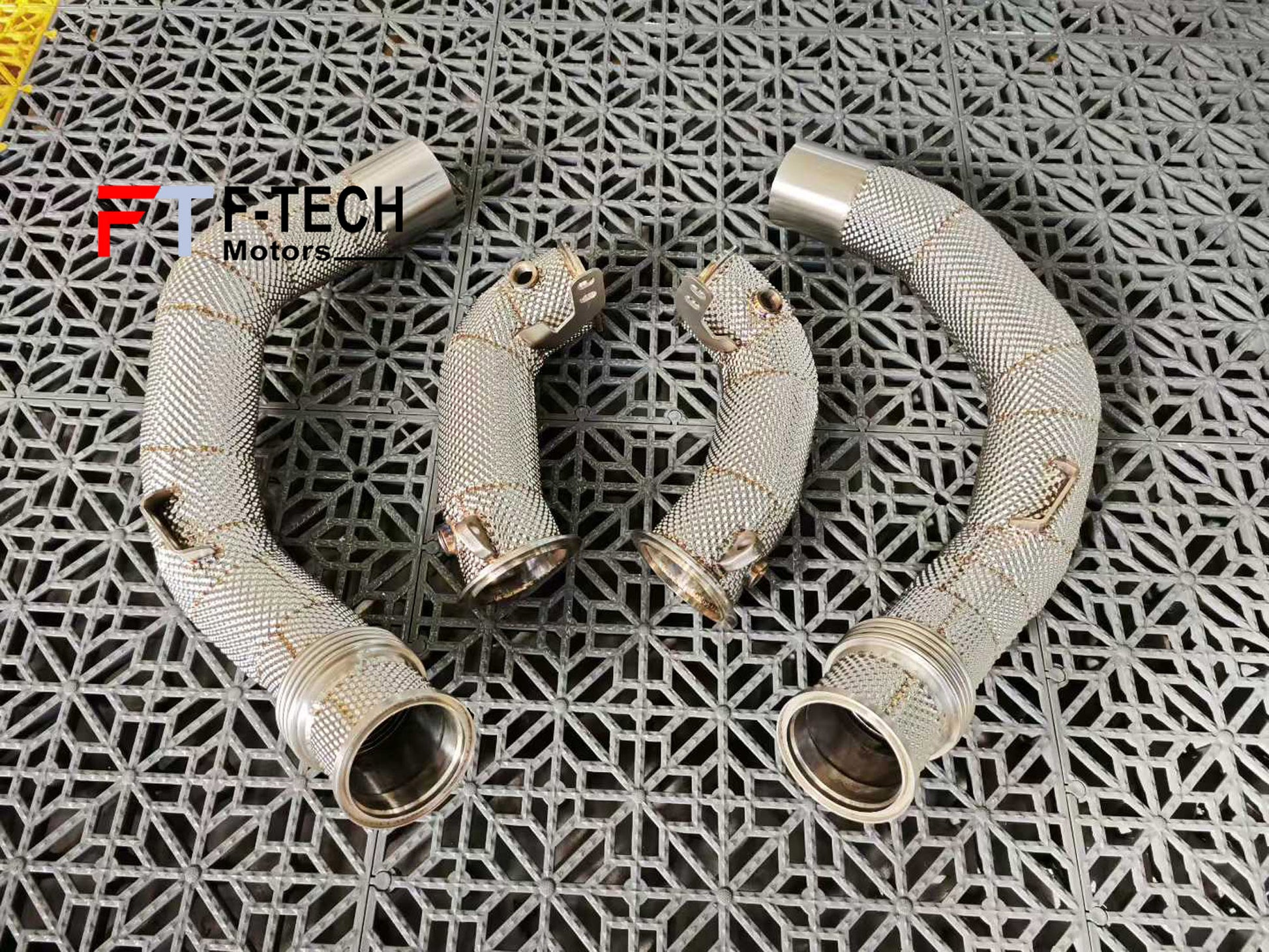 F Tech Motors Exhaust Downpipes For BMW X5 M F95 X6 M F96 Competition 2024+